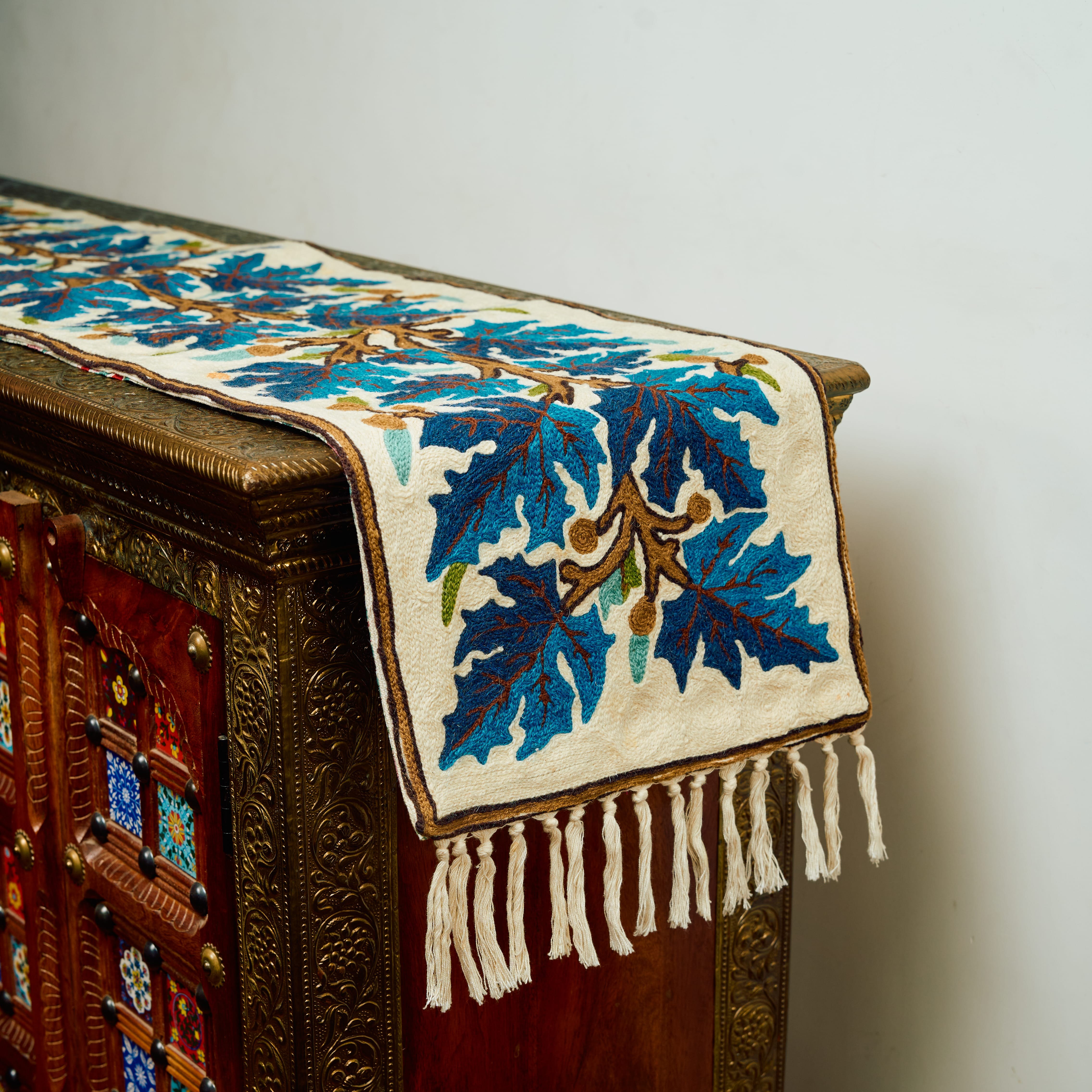 Chinar Sanctuary Reversible Kashmiri Embroidered Runner