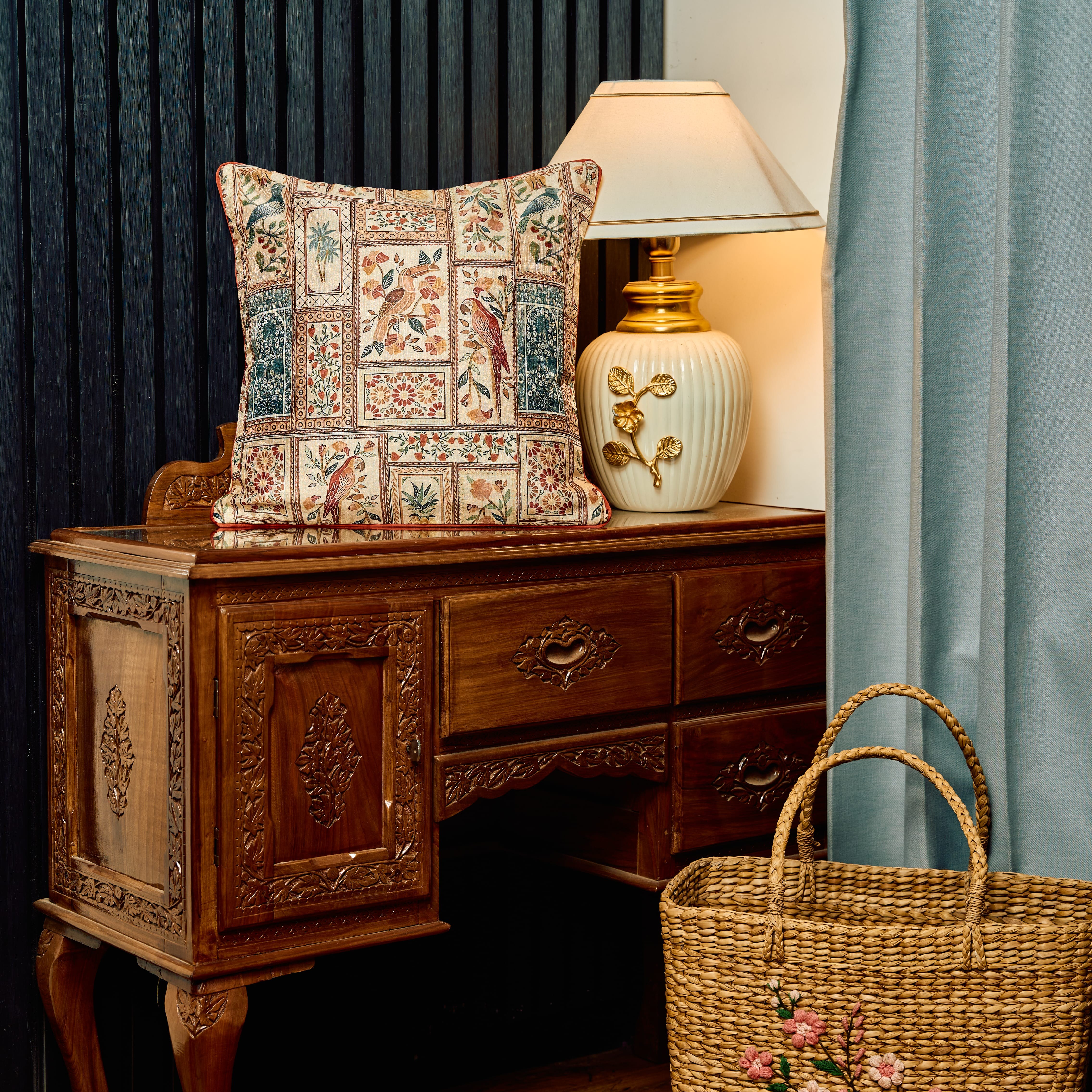 Wishpering Canopy Silk Cushion