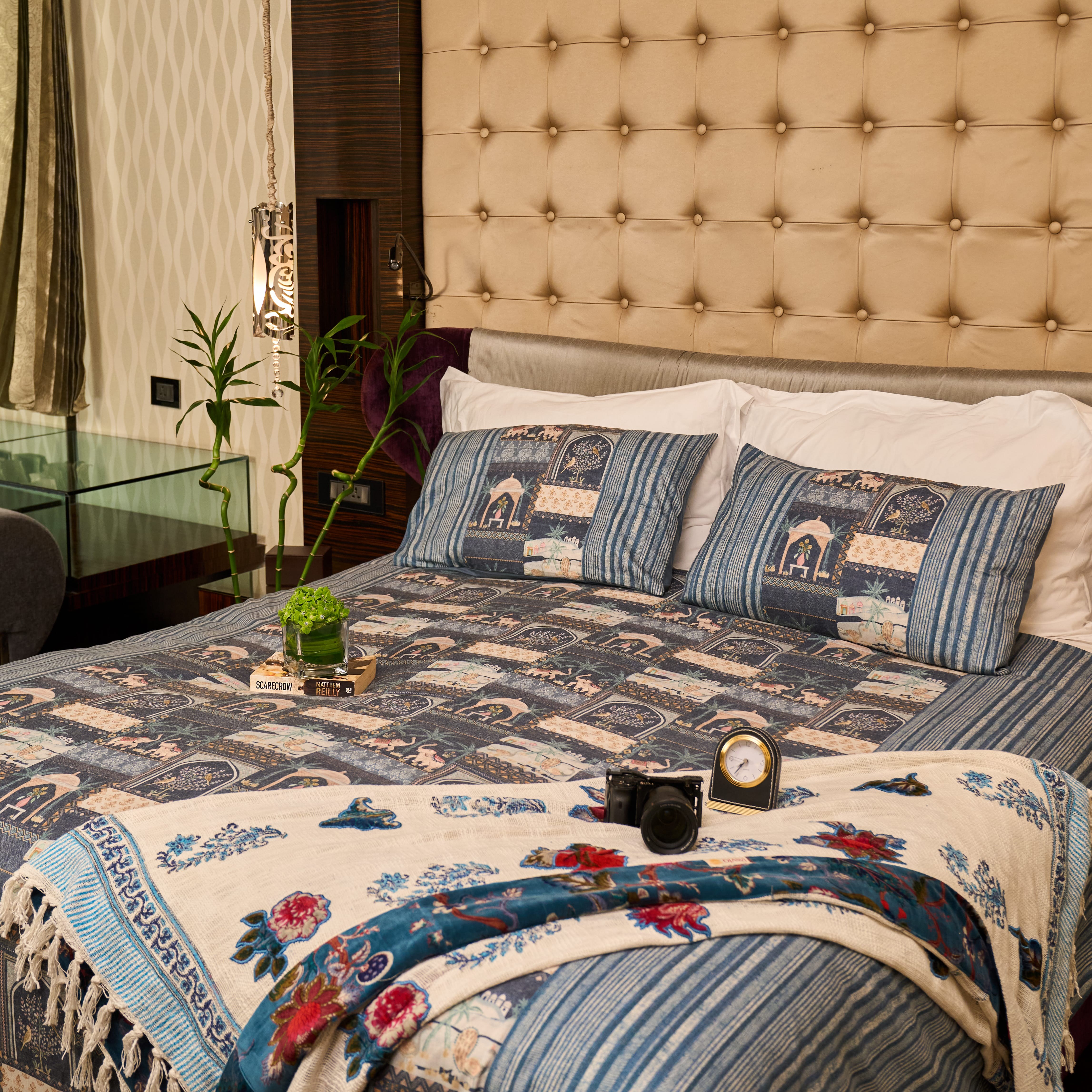 Jodhpur Durbar Heritage Elephant & Palace 5-Piece Bedspread Set