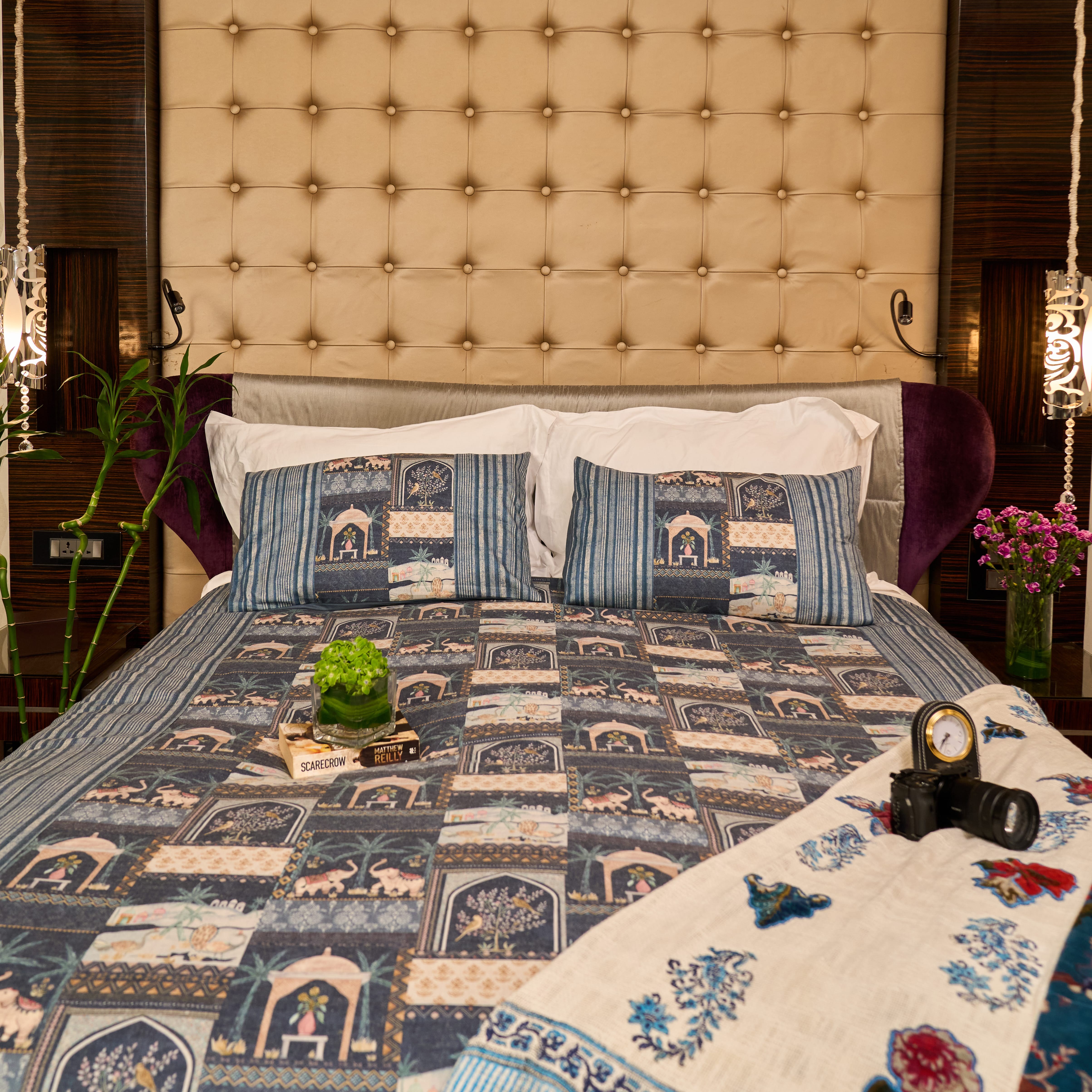 Jodhpur Durbar Heritage Elephant & Palace 5-Piece Bedspread Set