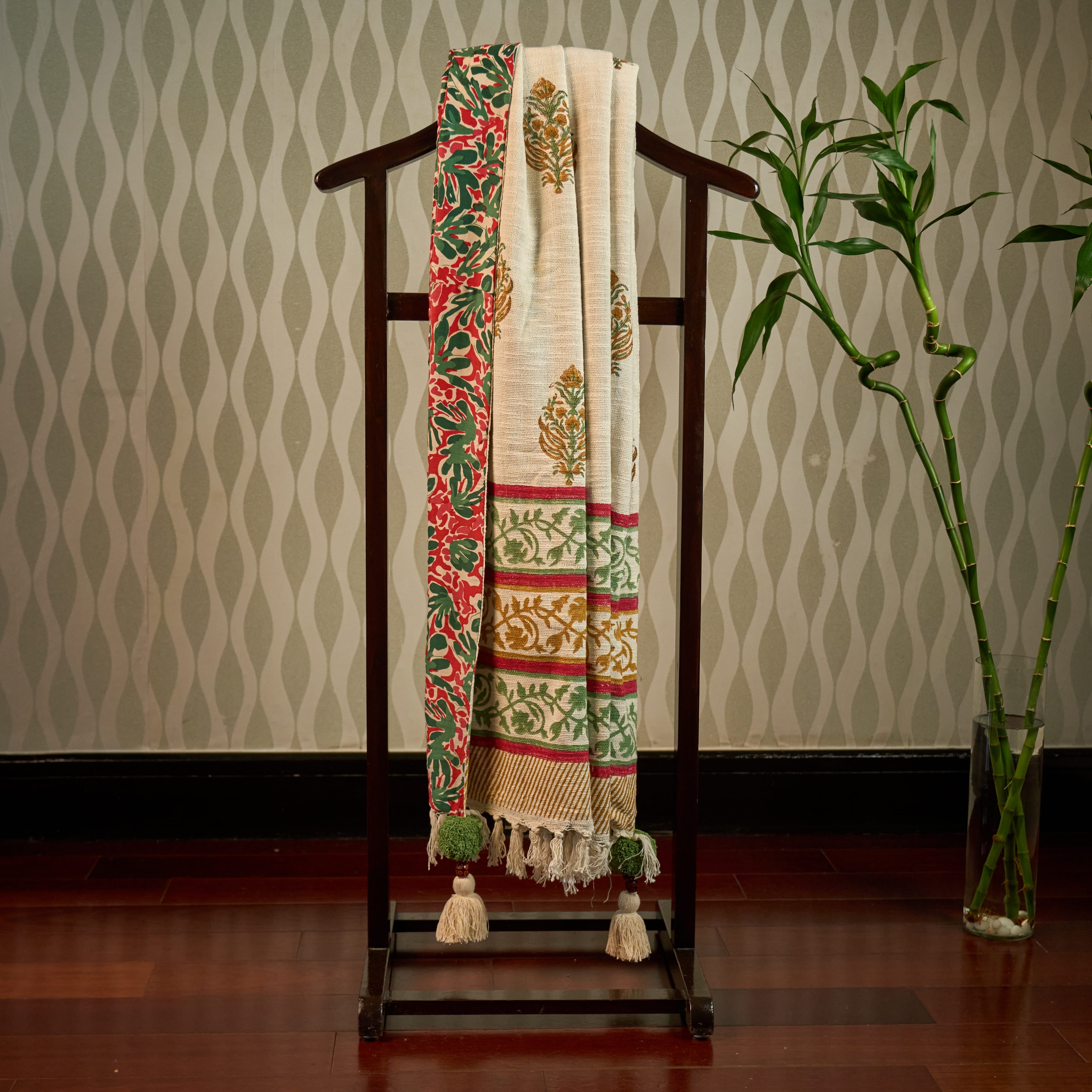 Mughal Garden Reversible Throw