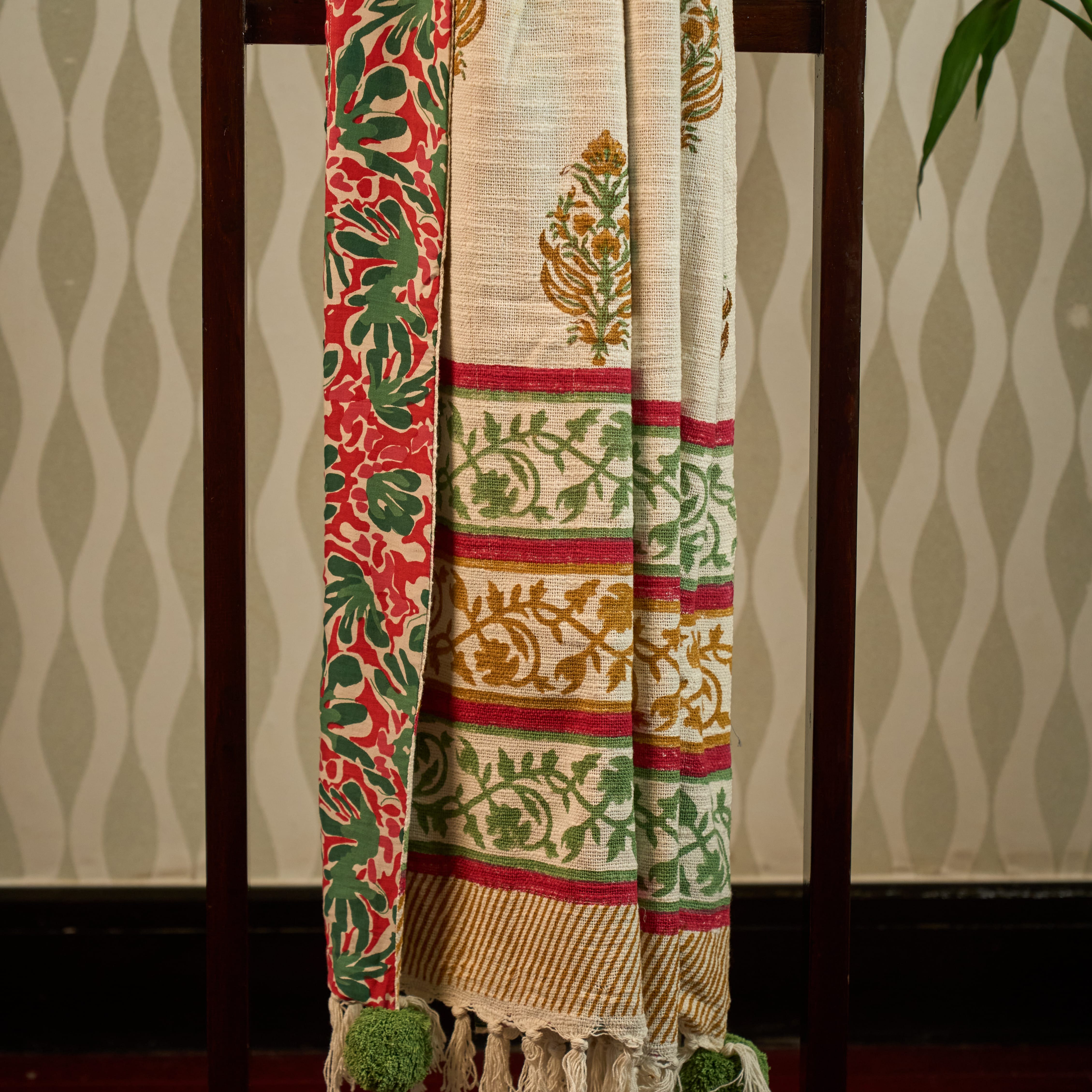 Mughal Garden Reversible Throw